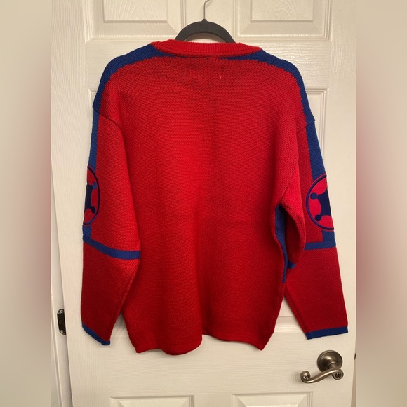 SOLD Vintage Loud Michiko Koshino Knit Embroidered Sweater - Picture 4 of 15